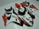 ABS Moto Plastica & Carene Suzuki GSXR 1000 K7 07-08 - Rosso Bianco ABS Moto Plastica & Carene Suzuki GSXR 1000 K7 07-08 - Rosso Bianco