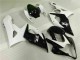 Kit Completo Carenatura Moto ABS Suzuki GSXR 1000 K5 05-06 - Bianco Nero